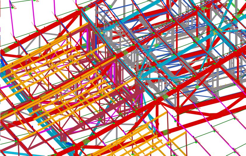 Structural Steel Frame Detailing in Tekla Services screenshot 4